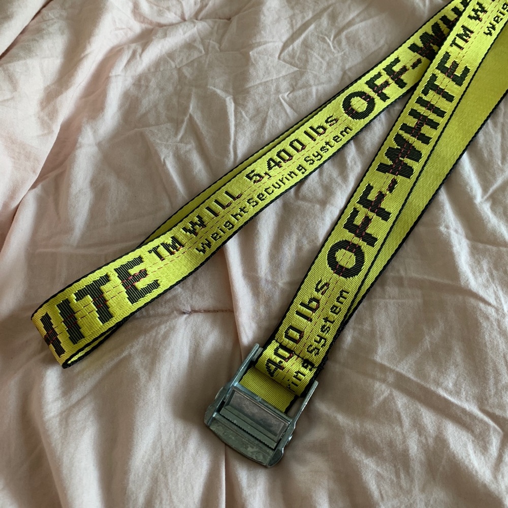 Off-White Industrial Yellow Belt